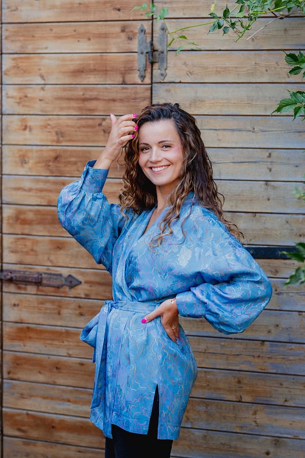 bluzka z wiskozy kimonowa ETNA